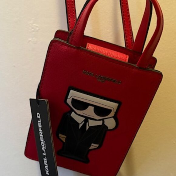 Karl Lagerfeld Handbags - Karl Lagerfeld Iconic Red crossbody - NWT
